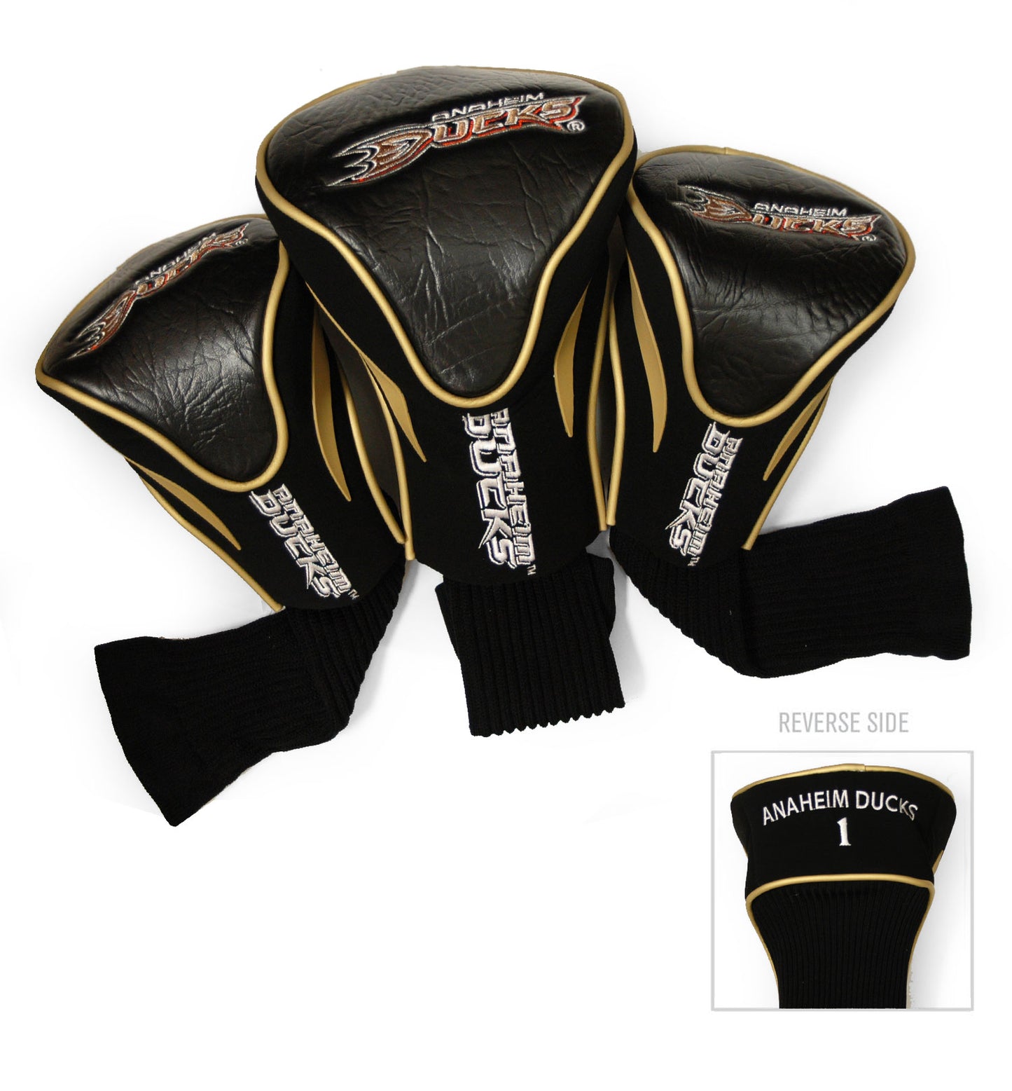 Anaheim Ducks 3 Pk Contour Sock Headcovers