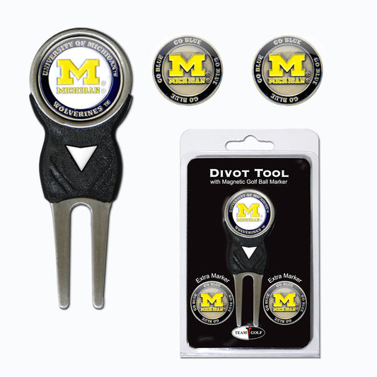 Michigan Wolverines Divot Tool Pack