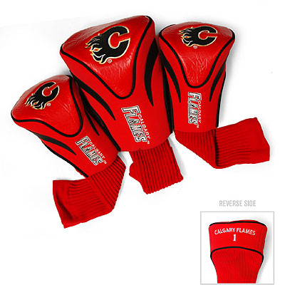 Calgary Flames 3 Pk Contour Sock Headcovers