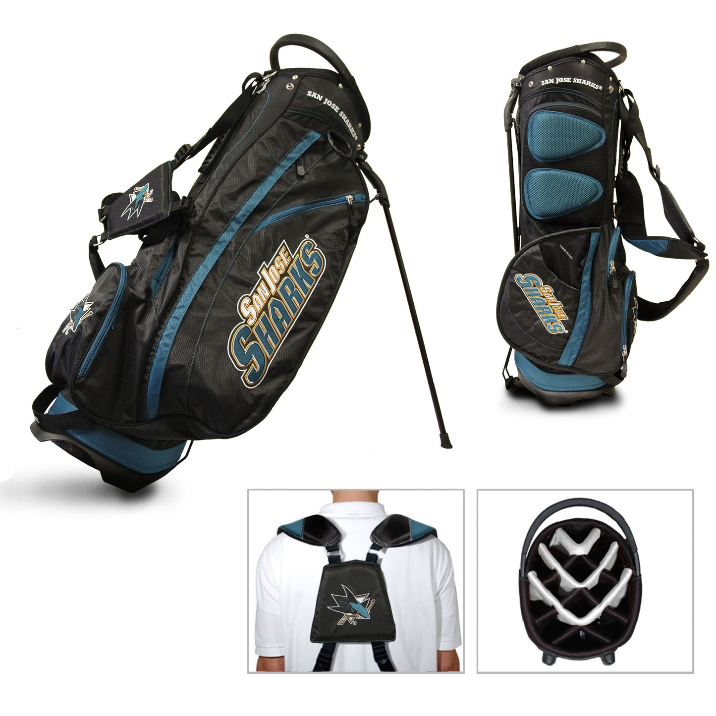 San Jose Sharks Fairway Stand Bag