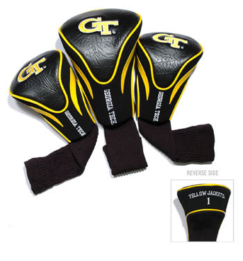 Georgia Tech 3 Pk Contour Sock Headcovers