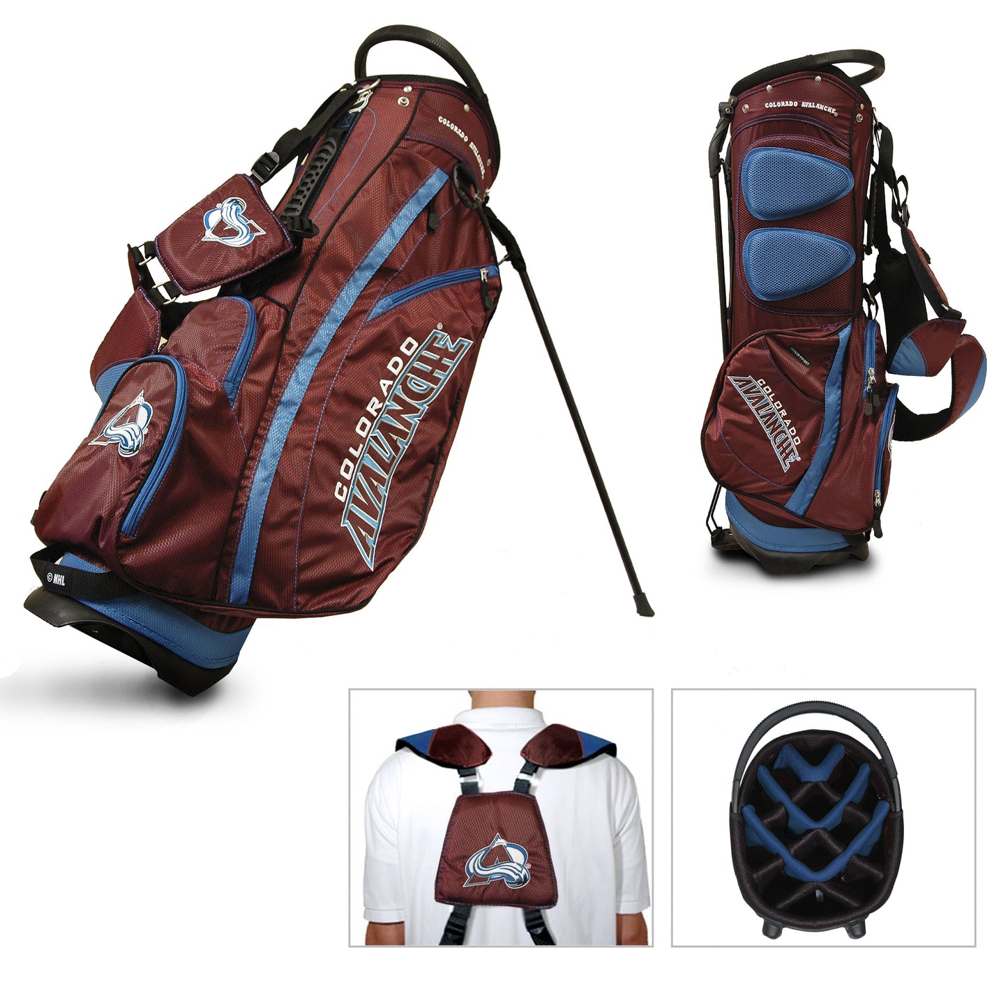 Colorado Avalanche Fairway Stand Bag