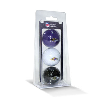 Baltimore Ravens Golf Balls 3 Pack