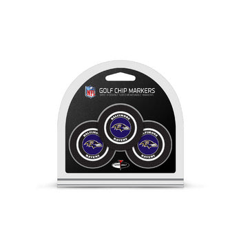 Baltimore Ravens 3 Pack Golf Chip