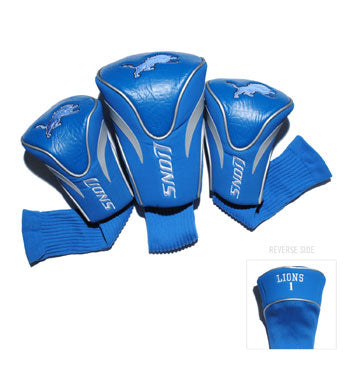 Detroit Lions 3 Pk Contour Sock Headcovers