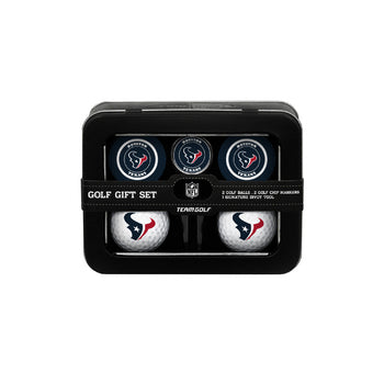 Houston Texans 2 Ball Tin Gift Set