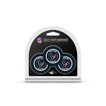 Houston Texans 3 Pack Golf Chip