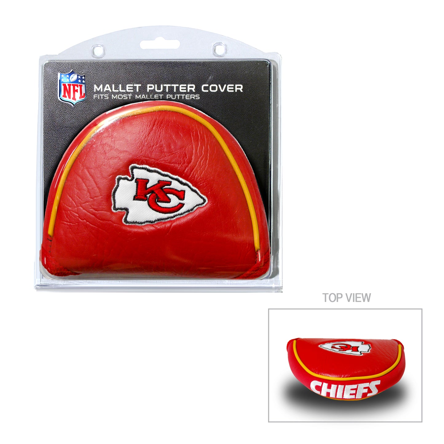 Kansas City Chiefs Mallet Putter Cover