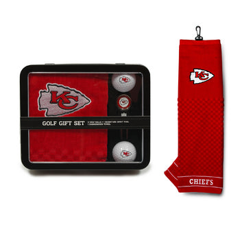 Kansas City Chiefs Embroidered Towel Tin Gift Set