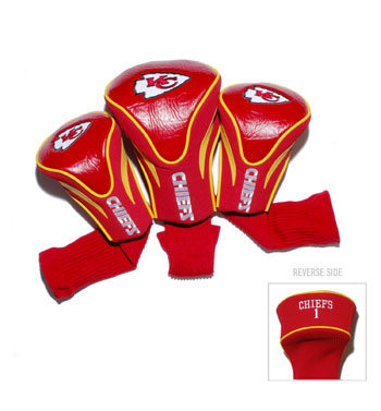 Kansas City Chiefs 3 Pk Contour Sock Headcovers