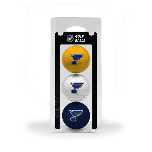 St. Louis Blues Golf Balls 3 Pack