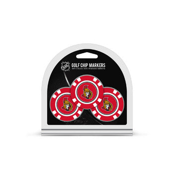 Ottawa Senators 3 Pack Golf Chips