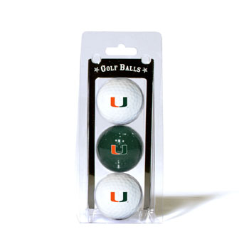 Miami Golf Balls 3 Pack