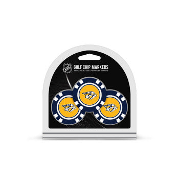 Nashville Predators 3 Pack Golf Chips