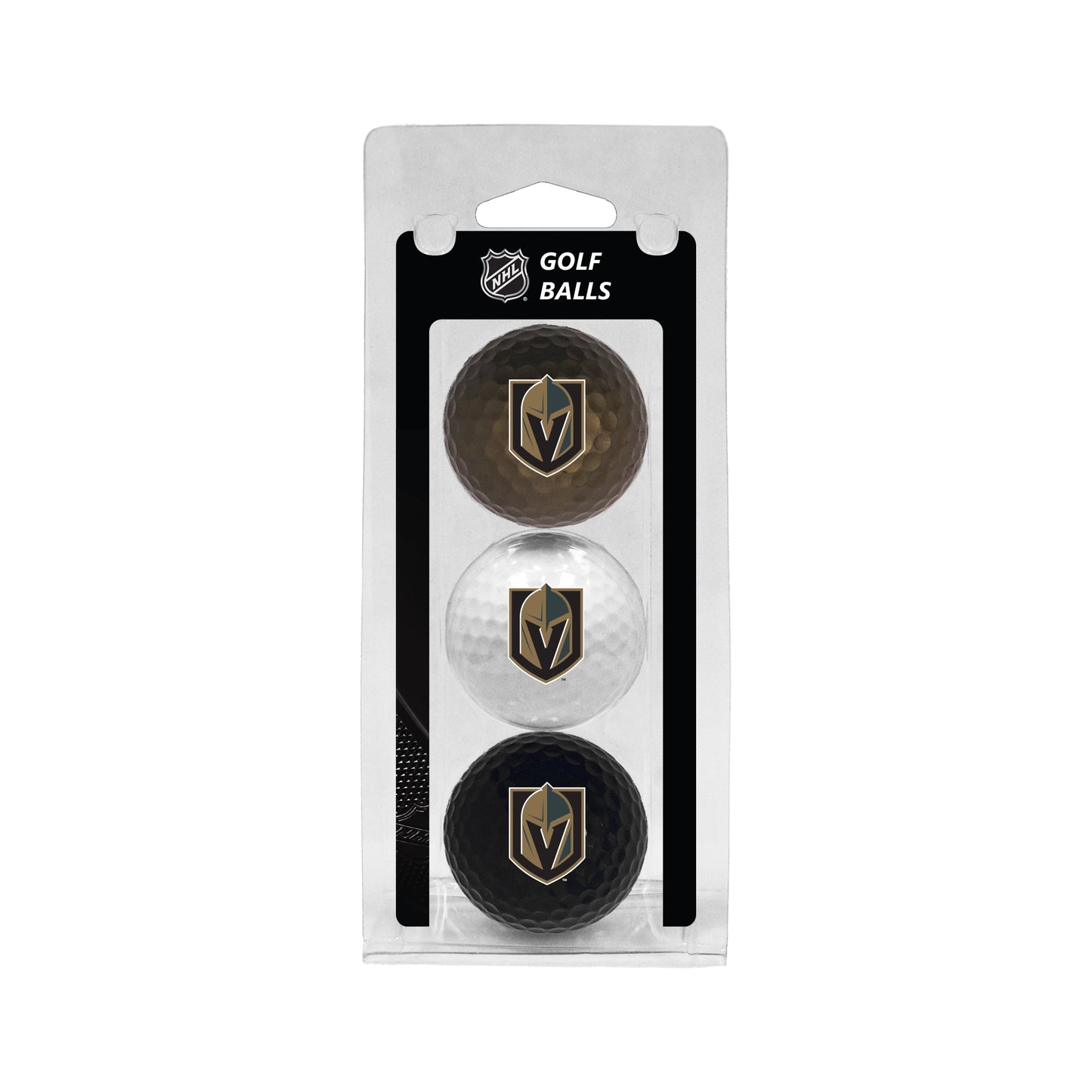 Vegas Golden Knights 3 Ball Clamshell