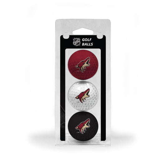 Arizona Coyotes Golf Balls 3 Pack