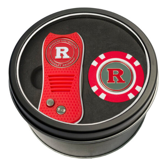 Rutgers Switchblade + Golf Chip Tin Gift Set