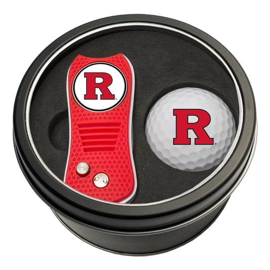 Rutgers Switchblade + Golf Ball Tin Gift Set