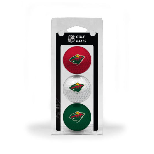 Minnesota Wild Golf Balls 3 Pack