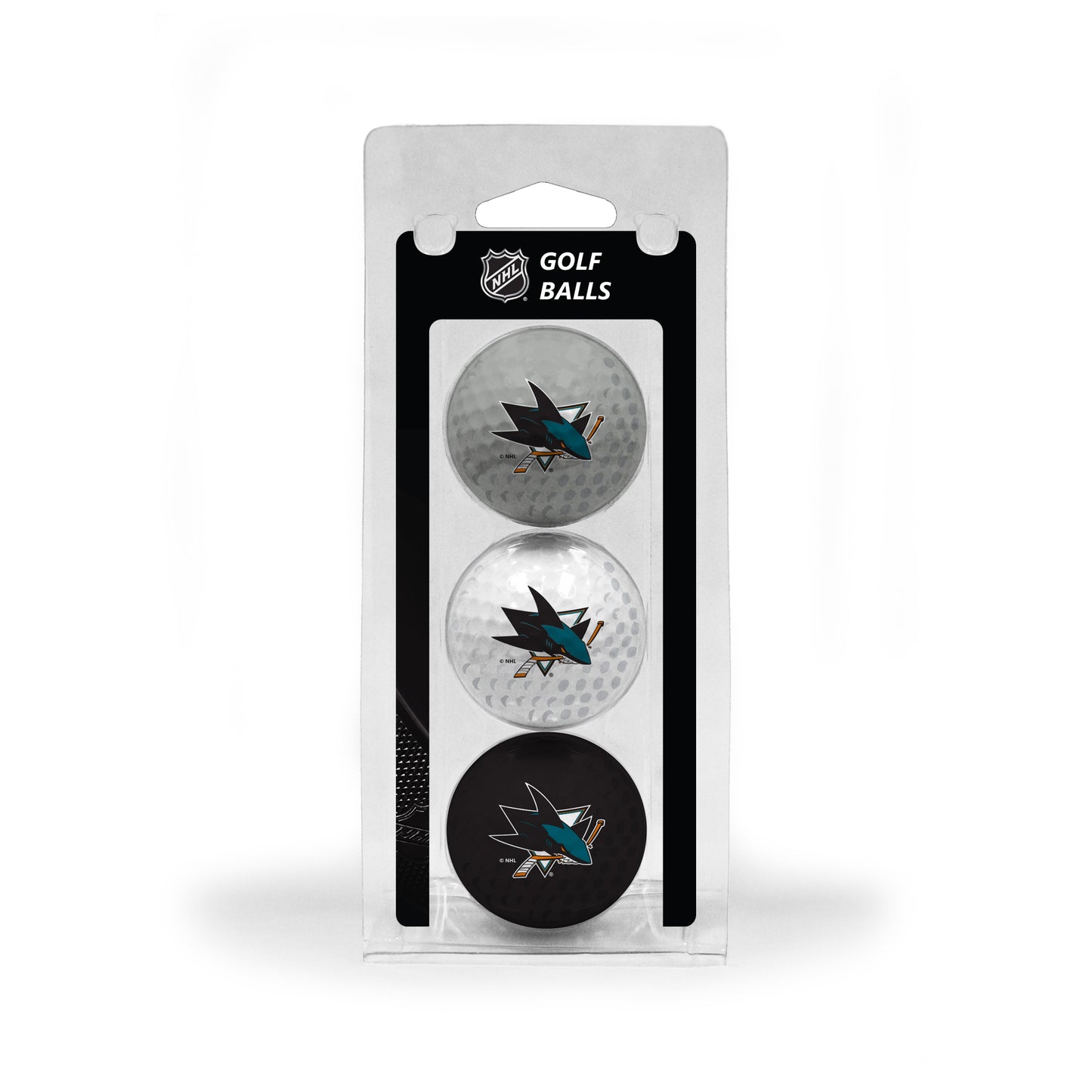 San Jose Sharks Golf Balls 3 Pack