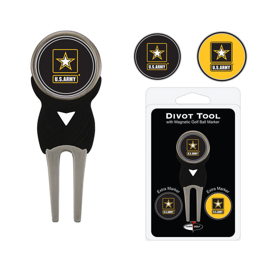 U.S. Army Divot Tool Pack With 3 Golf Ball Markers