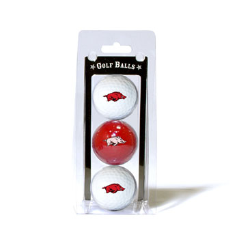 Arkansas Golf Balls 3 Pack