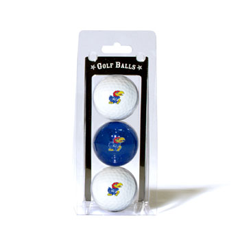 Kansas Golf Balls 3 Pack