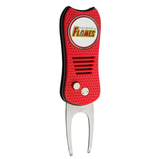 Calgary Flames Switchblade Divot Tool