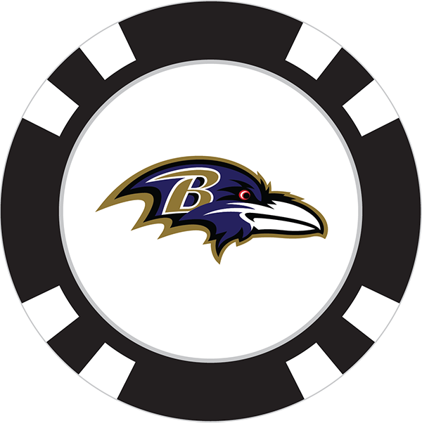 Baltimore Ravens Poker Chip Ball Marker