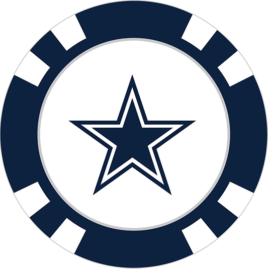 Dallas Cowboys Poker Chip Ball Marker