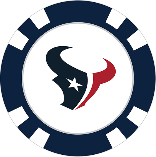 Houston Texans Poker Chip Ball Marker