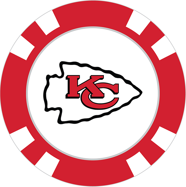 Kansas City Chiefs Poker Chip Ball Marker